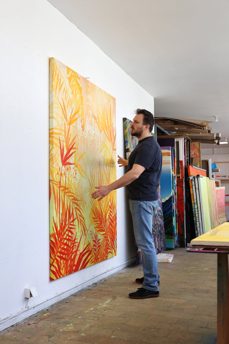 
The Light (2025) by Dominic Virtosu: original work, 200x150cm / 78.74x59.06 in, oil on canvas, 2025 (view 8)