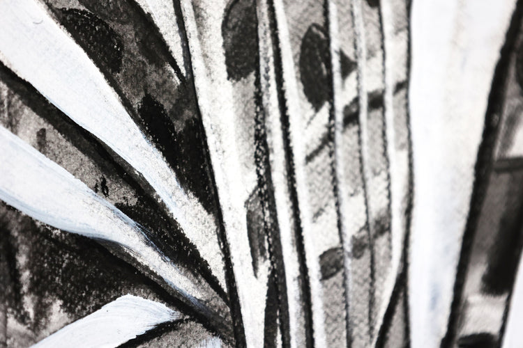 
Deep Jungle by Dominic Virtosu: original work, 151x125cm, charcoal on paper, 2024 (view 11)