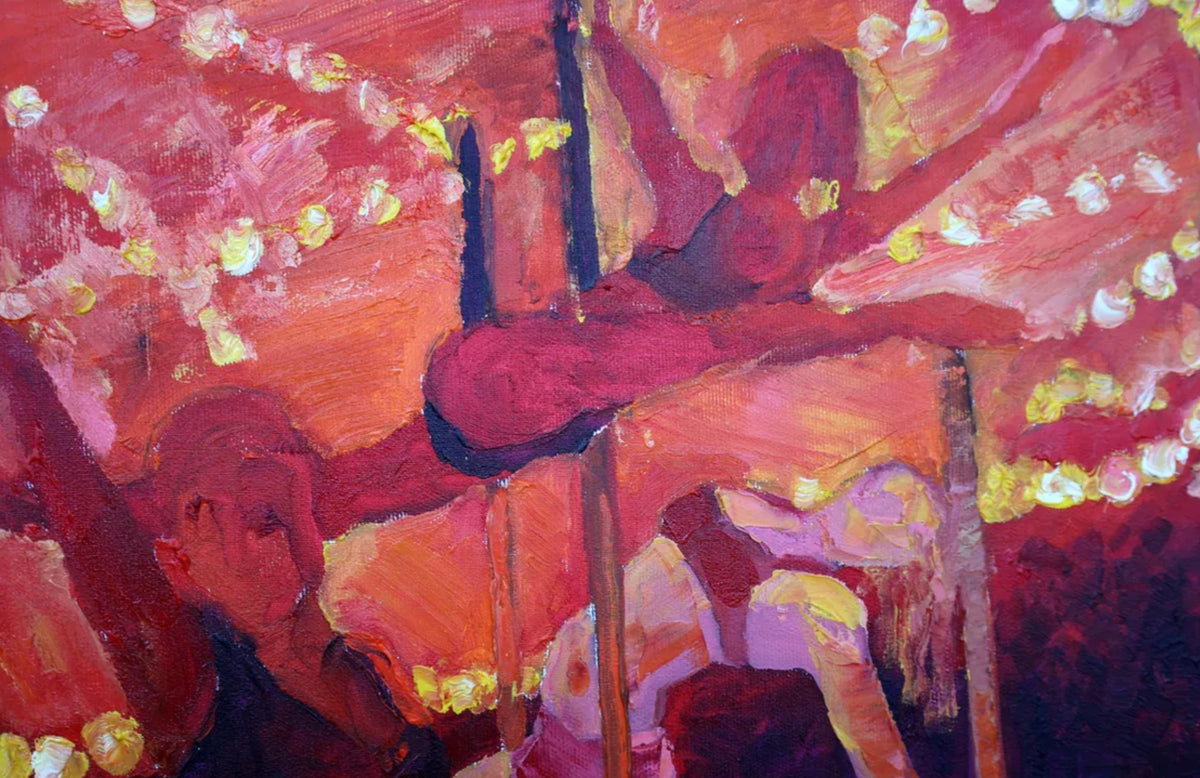 
Survival of the Fittest by Dominic Virtosu: original work, 150x180cm / 59.5x70.8 in, oil on canvas, 2023 (view 6)