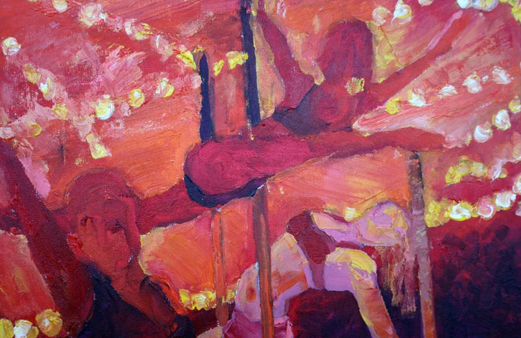 
Survival of the Fittest by Dominic Virtosu: original work, 150x180cm / 59.5x70.8 in, oil on canvas, 2023 (view 6)