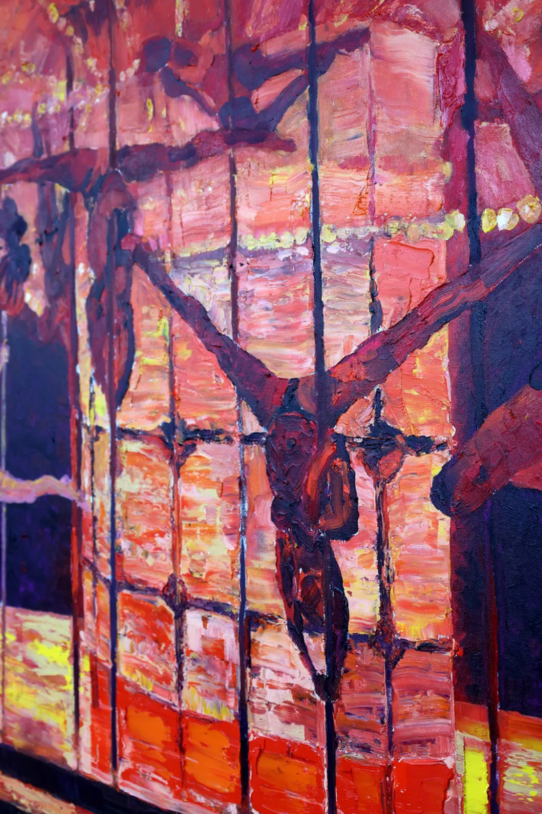 
Survival of the Fittest by Dominic Virtosu: original work, 150x180cm / 59.5x70.8 in, oil on canvas, 2023 (view 7)