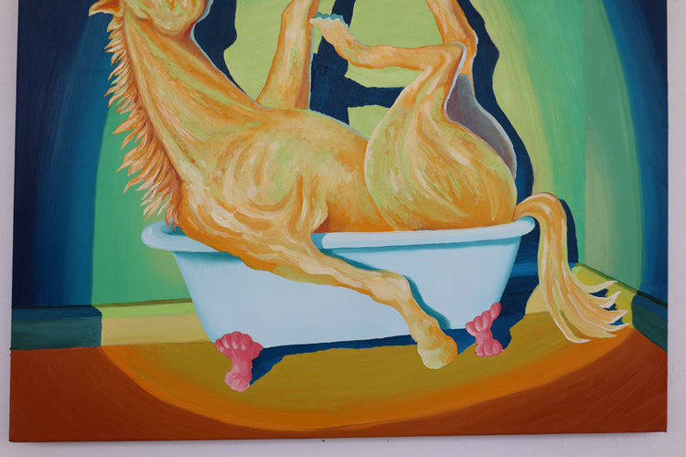 
Story of my Life by Dominic Virtosu: original work, 100x80cm / 39.37x31.49 in, oil on canvas, 2024 (view 11)