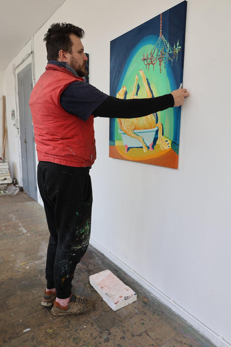 
Story of my Life by Dominic Virtosu: original work, 100x80cm / 39.37x31.49 in, oil on canvas, 2024 (view 14)