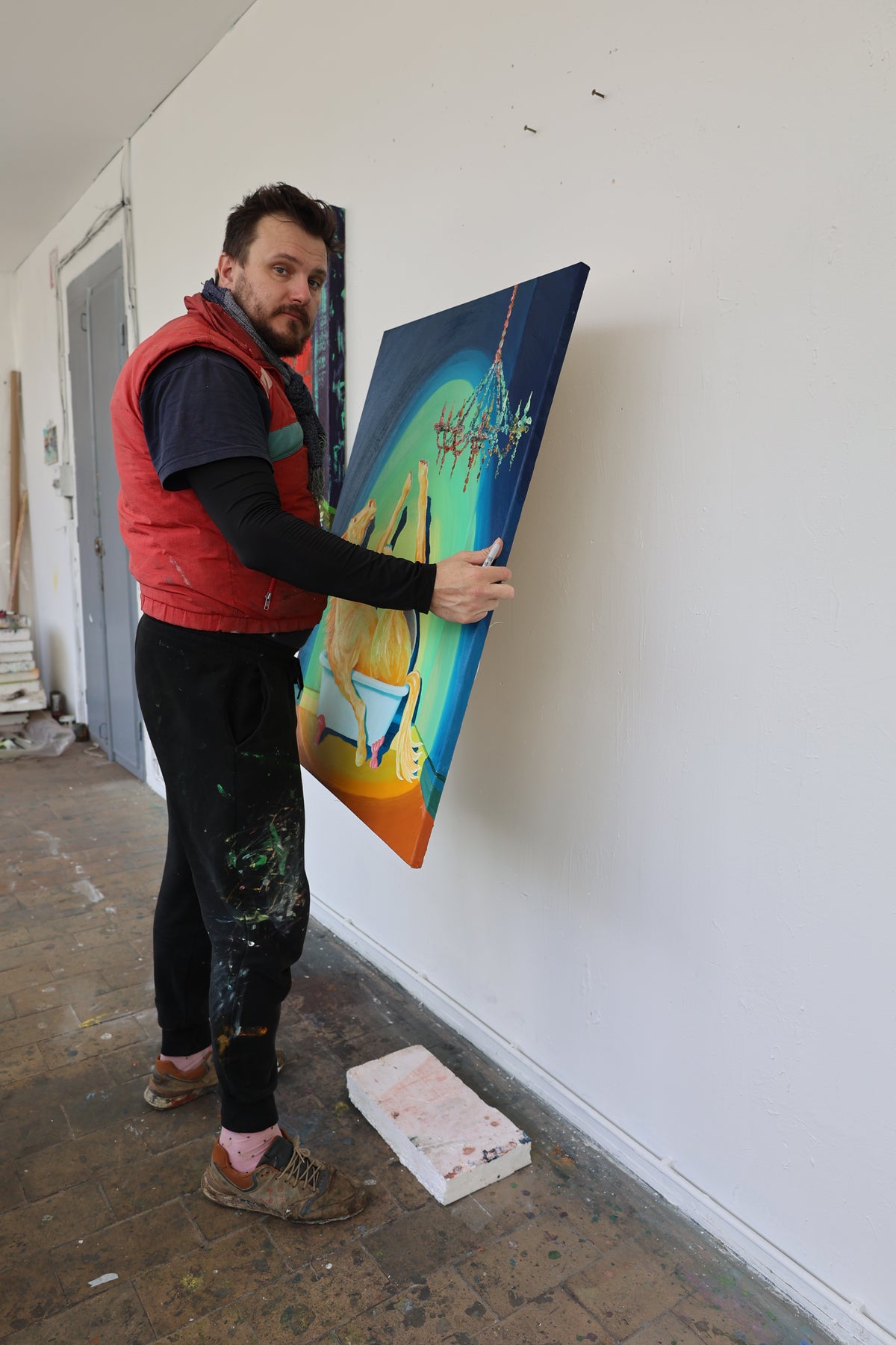 
Story of my Life by Dominic Virtosu: original work, 100x80cm / 39.37x31.49 in, oil on canvas, 2024 (view 15)