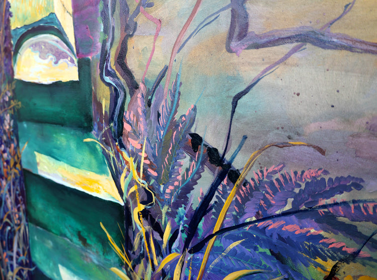 
Looking Through by Dominic Virtosu: original work, 180x150cm / 70.8x59.5 in, oil on canvas, 2021 (view 11)