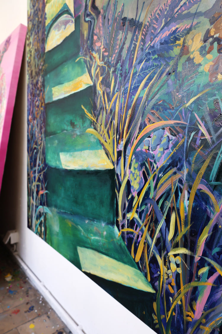 
Looking Through by Dominic Virtosu: original work, 180x150cm / 70.8x59.5 in, oil on canvas, 2021 (view 6)