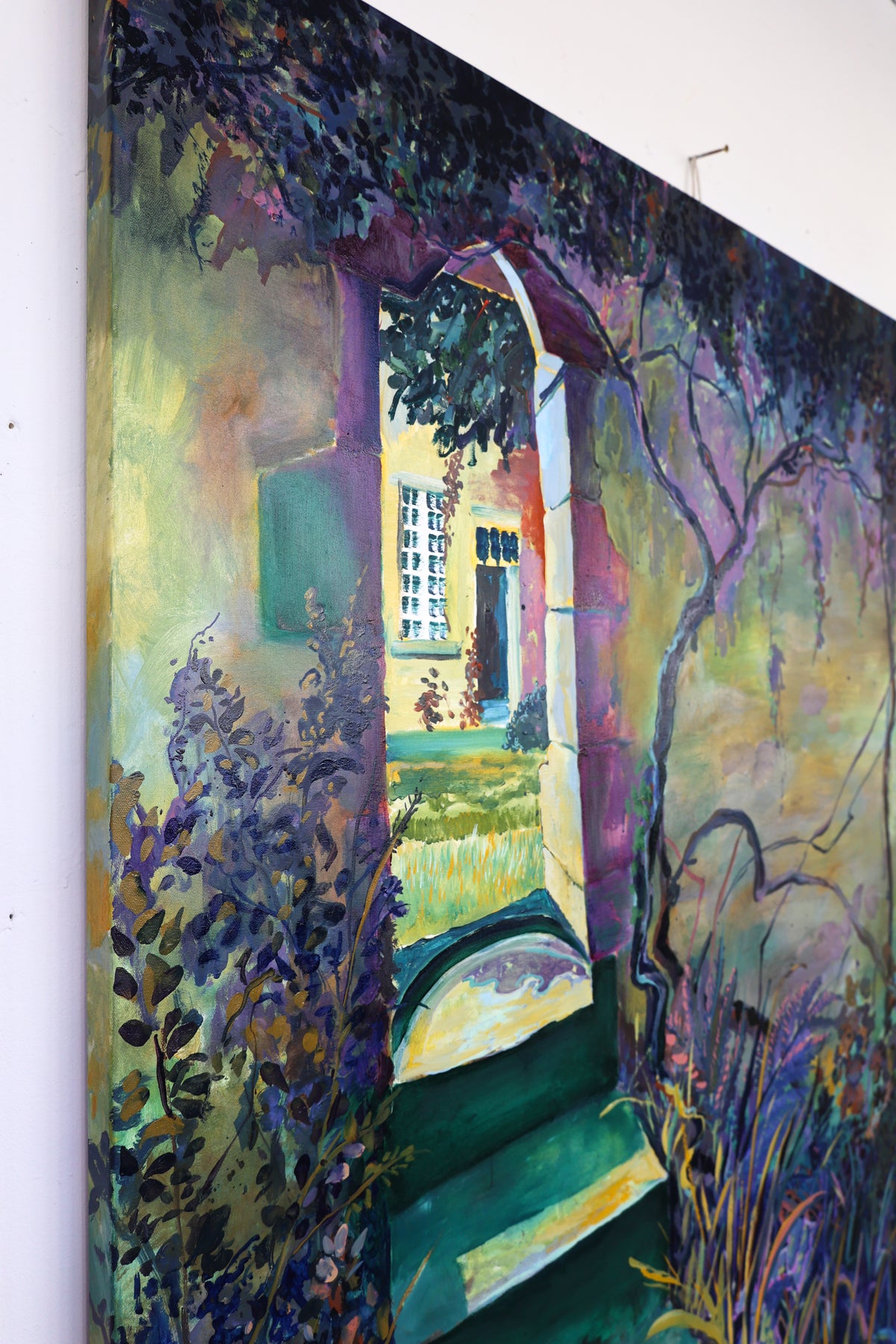 
Looking Through by Dominic Virtosu: original work, 180x150cm / 70.8x59.5 in, oil on canvas, 2021 (view 8)