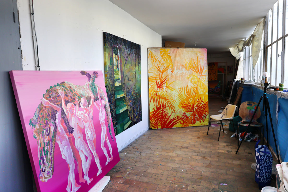 
Looking Through by Dominic Virtosu: original work, 180x150cm / 70.8x59.5 in, oil on canvas, 2021 (view 15)