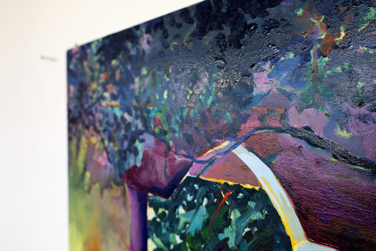 
Looking Through by Dominic Virtosu: original work, 180x150cm / 70.8x59.5 in, oil on canvas, 2021 (view 4)