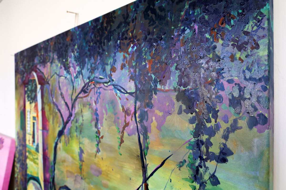
Looking Through by Dominic Virtosu: original work, 180x150cm / 70.8x59.5 in, oil on canvas, 2021 (view 10)