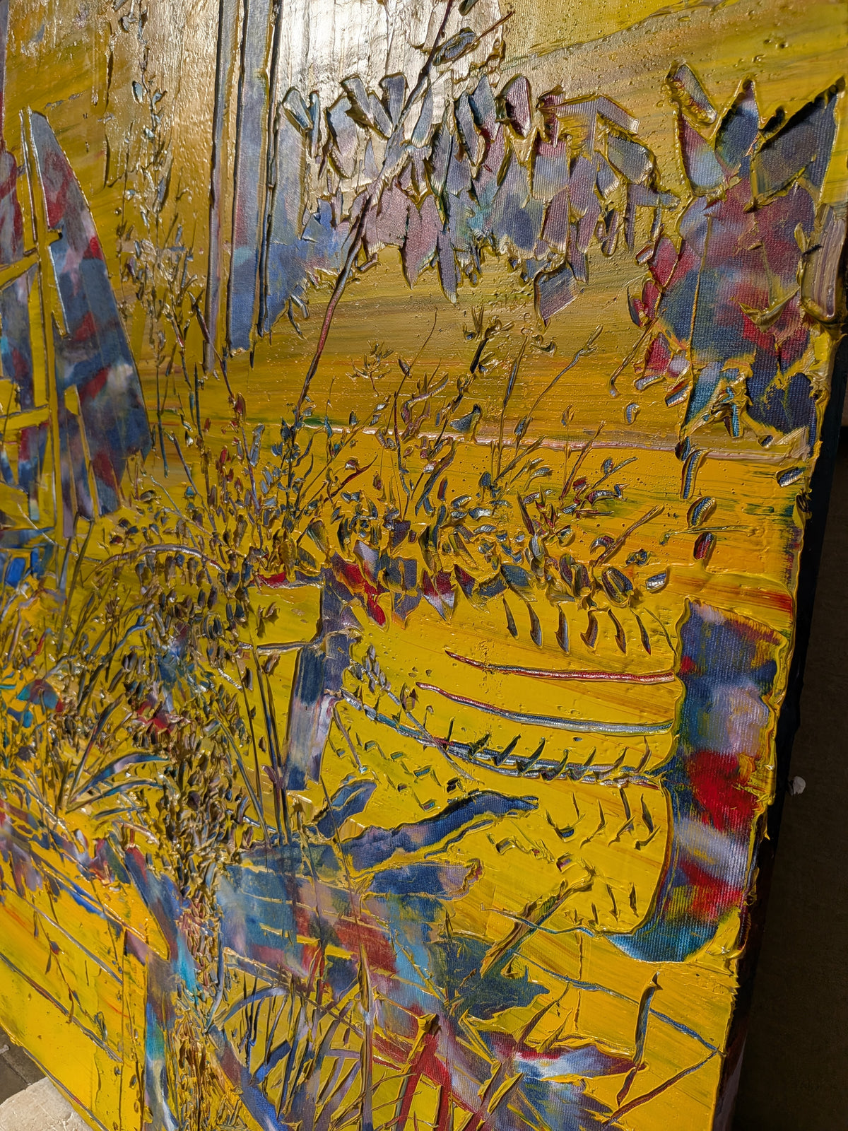 
Springtime in Roubaix by Dominic Virtosu: original work, 150x90 cm / 59.05x35.43 in, oil on canvas, 2026 (view 3)