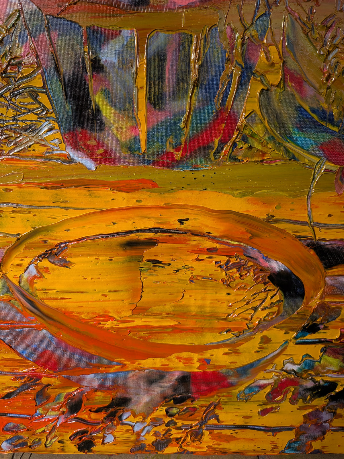 
Jazzy Sunshine by Dominic Virtosu: original work, 150x130cm / 59.06x51.18 in, oil on canvas, 2025 (view 13)