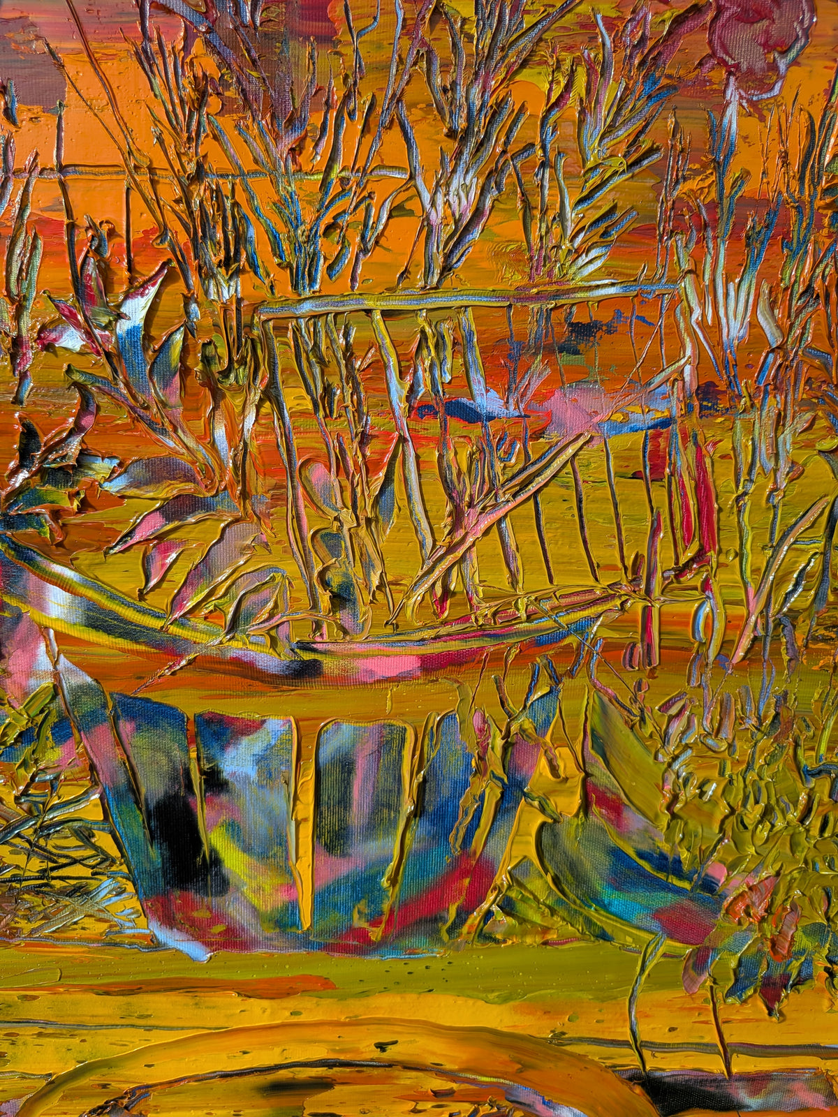 
Jazzy Sunshine by Dominic Virtosu: original work, 150x130cm / 59.06x51.18 in, oil on canvas, 2025 (view 15)