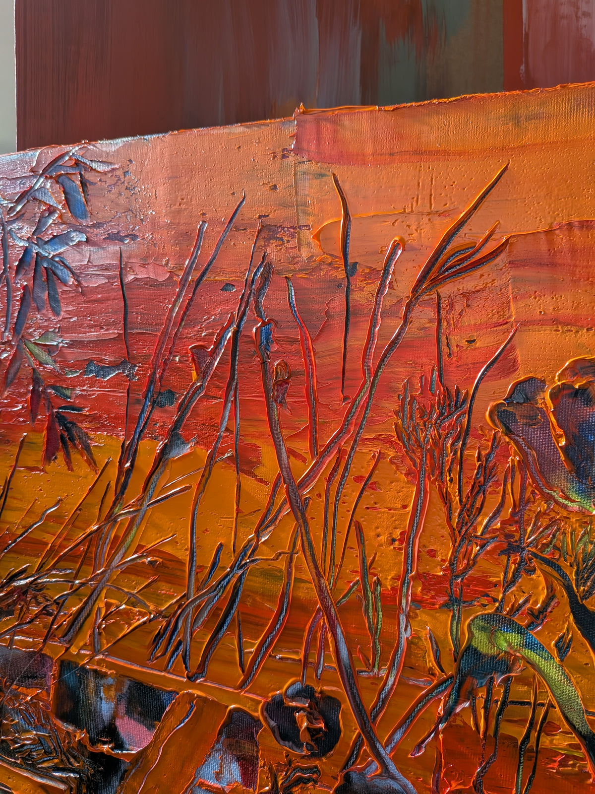 
Jazzy Sunshine by Dominic Virtosu: original work, 150x130cm / 59.06x51.18 in, oil on canvas, 2025 (view 9)