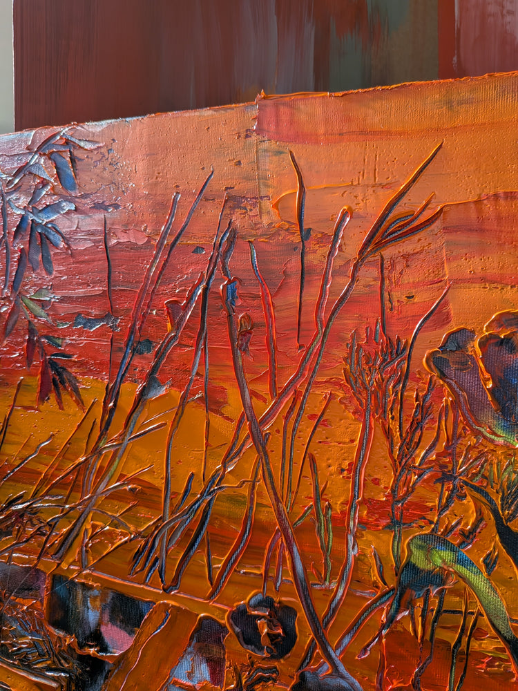 
Jazzy Sunshine by Dominic Virtosu: original work, 150x130cm / 59.06x51.18 in, oil on canvas, 2025 (view 9)