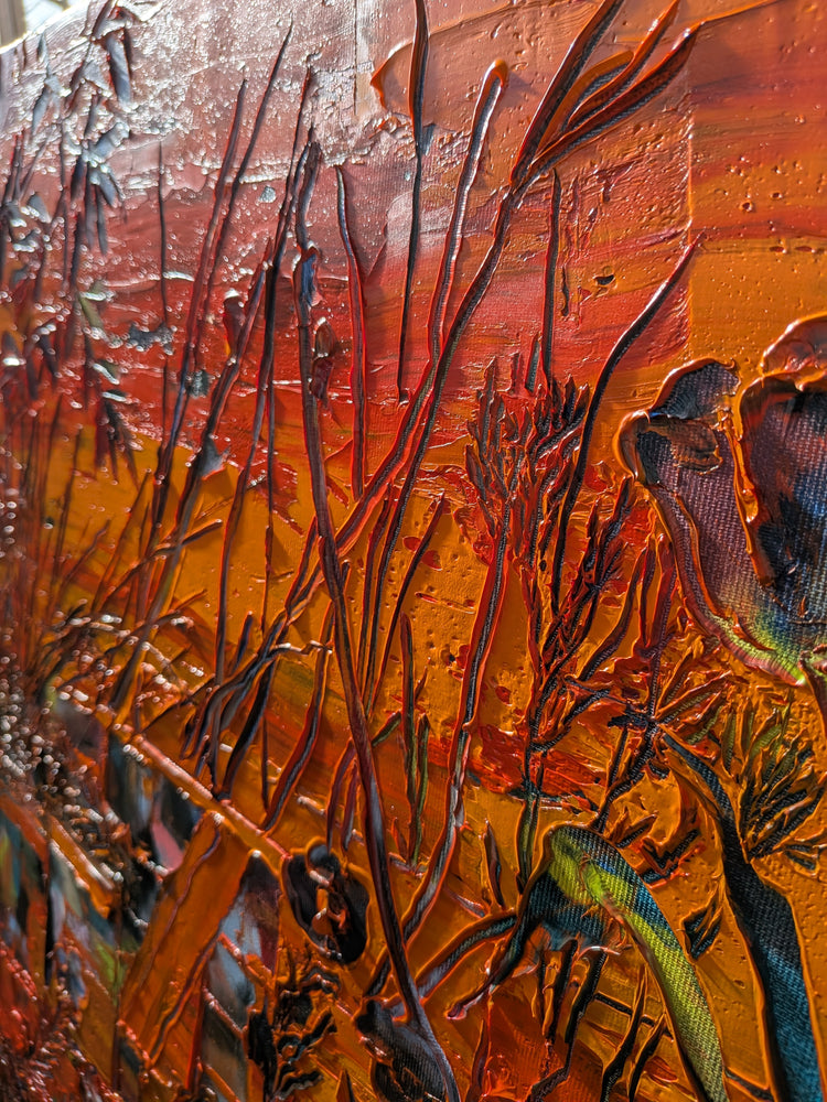 
Jazzy Sunshine by Dominic Virtosu: original work, 150x130cm / 59.06x51.18 in, oil on canvas, 2025 (view 5)