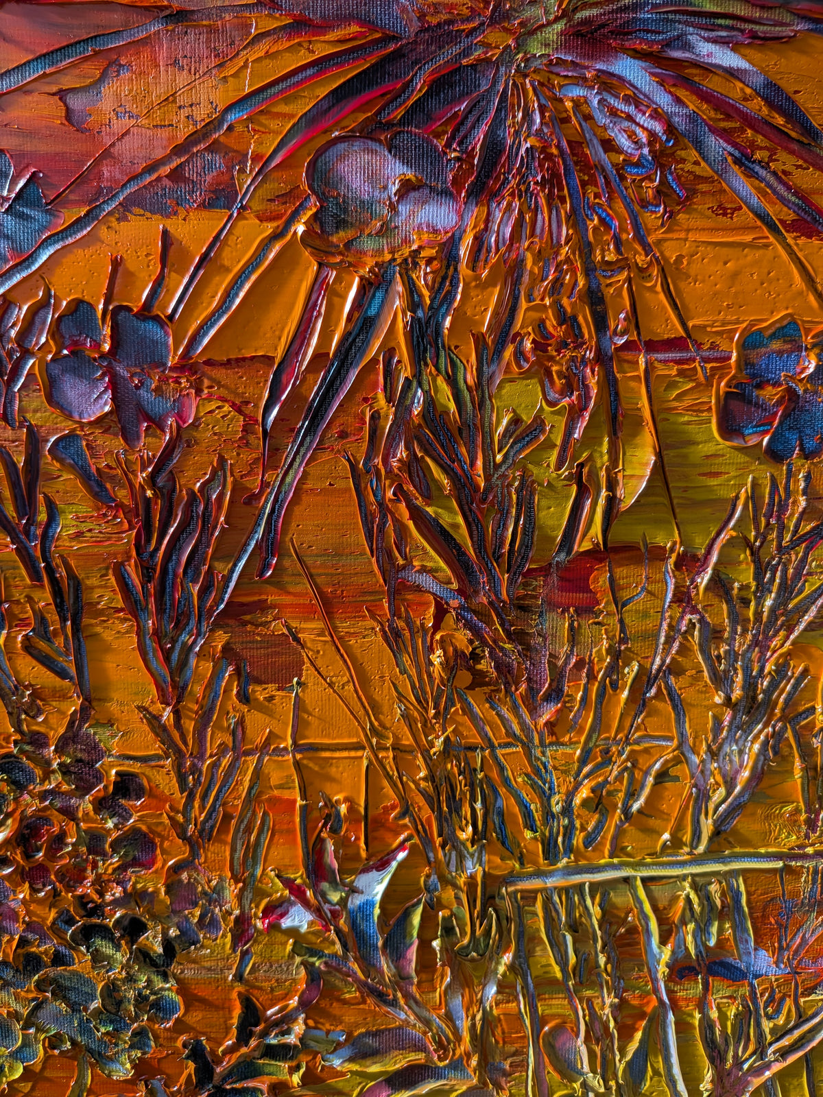 
Jazzy Sunshine by Dominic Virtosu: original work, 150x130cm / 59.06x51.18 in, oil on canvas, 2025 (view 7)