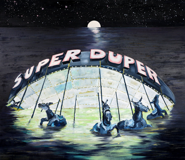 
SuperDuper by Dominic Virtosu: original work, 130x150cm /51.18 x 59.06in, oil on canvas, 2025 (view 4)