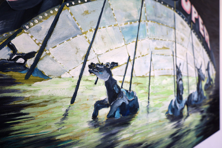 
SuperDuper by Dominic Virtosu: original work, 130x150cm /51.18 x 59.06in, oil on canvas, 2025 (view 5)