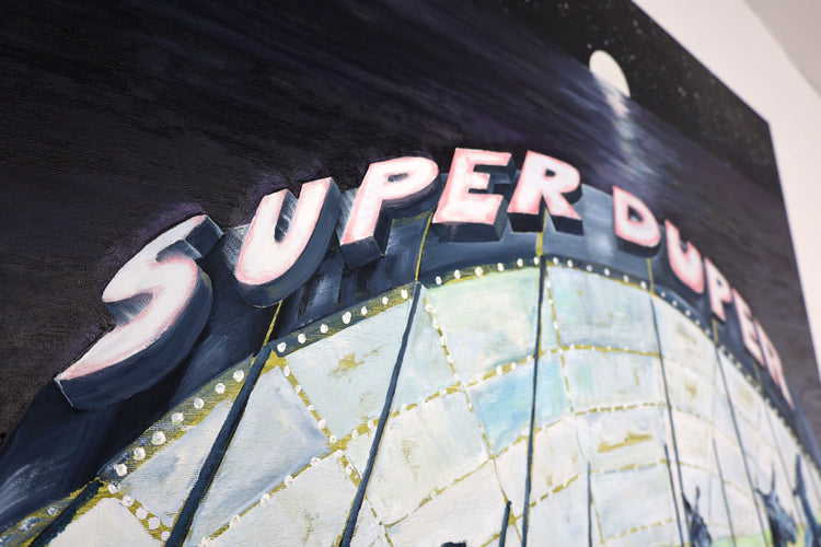 
SuperDuper by Dominic Virtosu: original work, 130x150cm /51.18 x 59.06in, oil on canvas, 2025 (view 6)