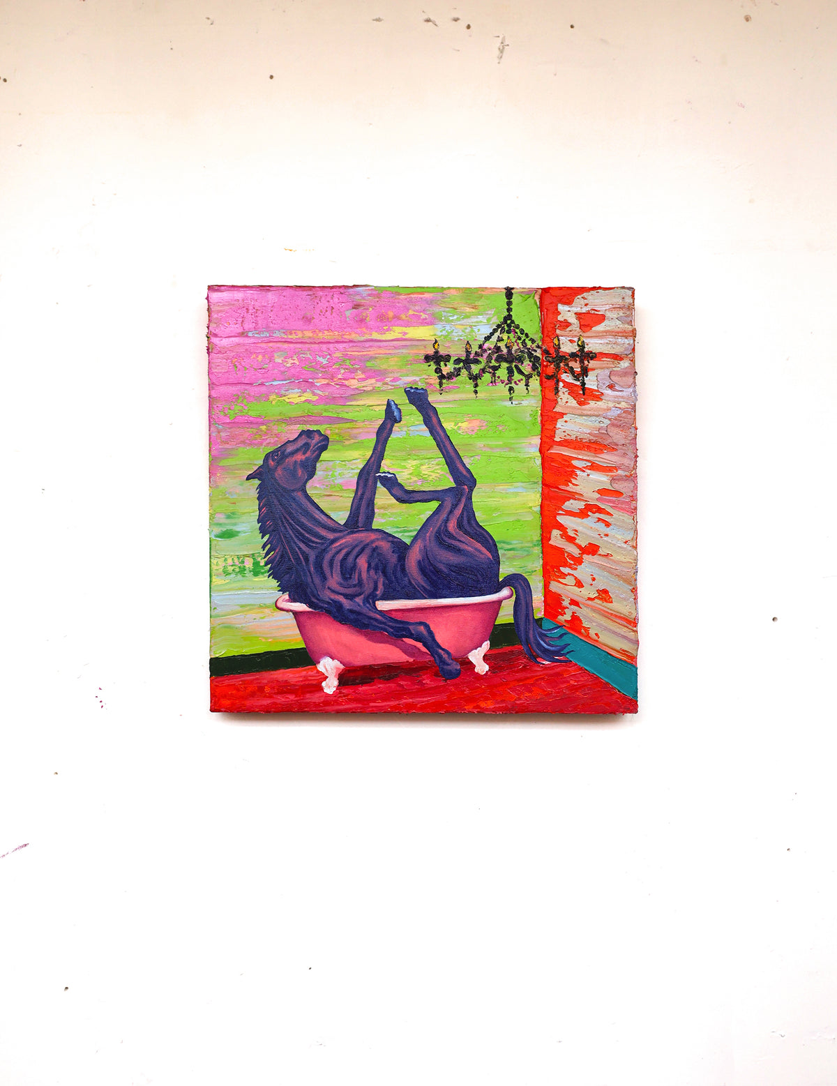 
Purple Dream by Dominic Virtosu: original work, 50x50cm, oil on canvas, 2023 (view 8)