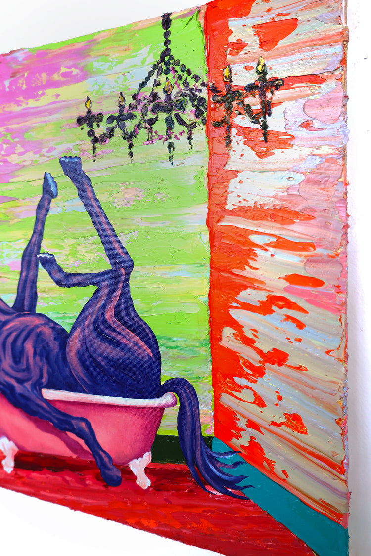 
Purple Dream by Dominic Virtosu: original work, 50x50cm, oil on canvas, 2023 (view 20)