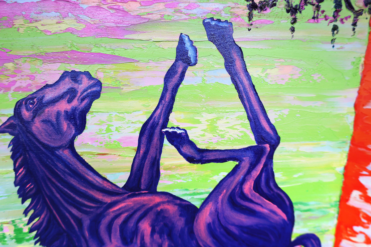 
Purple Dream by Dominic Virtosu: original work, 50x50cm, oil on canvas, 2023 (view 21)