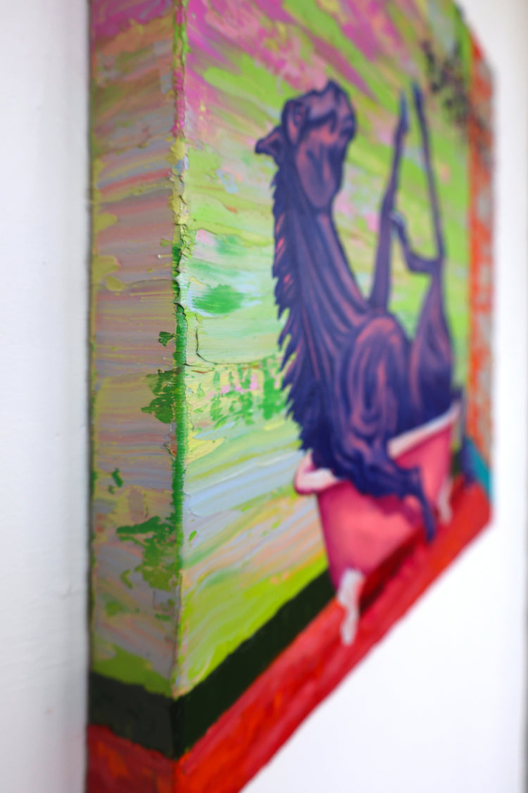 
Purple Dream by Dominic Virtosu: original work, 50x50cm, oil on canvas, 2023 (view 22)