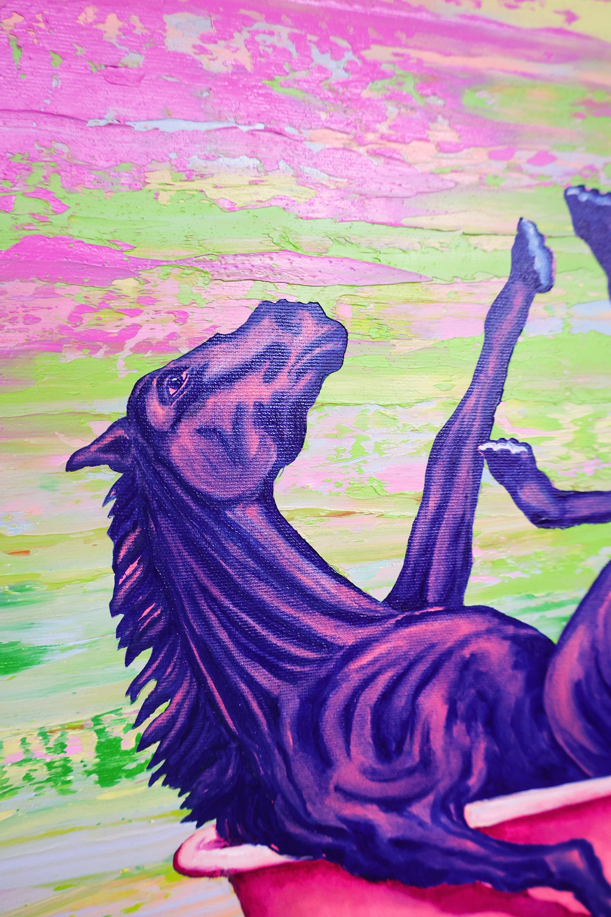 
Purple Dream by Dominic Virtosu: original work, 50x50cm, oil on canvas, 2023 (view 11)