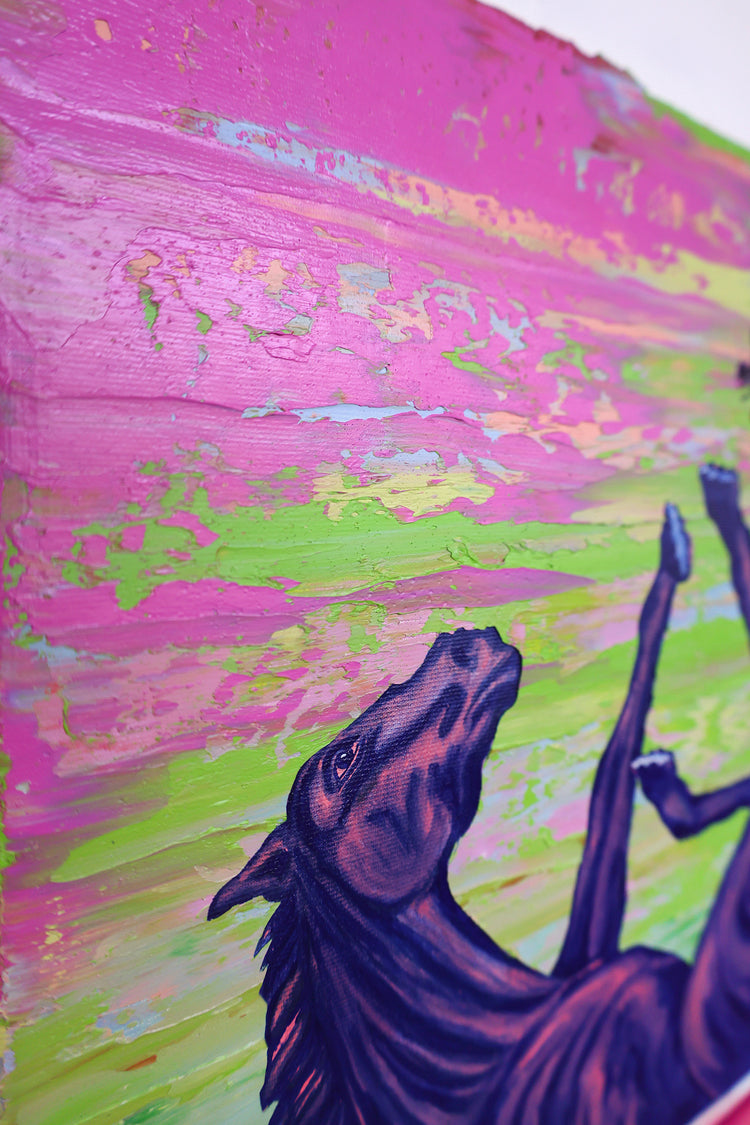 
Purple Dream by Dominic Virtosu: original work, 50x50cm, oil on canvas, 2023 (view 13)