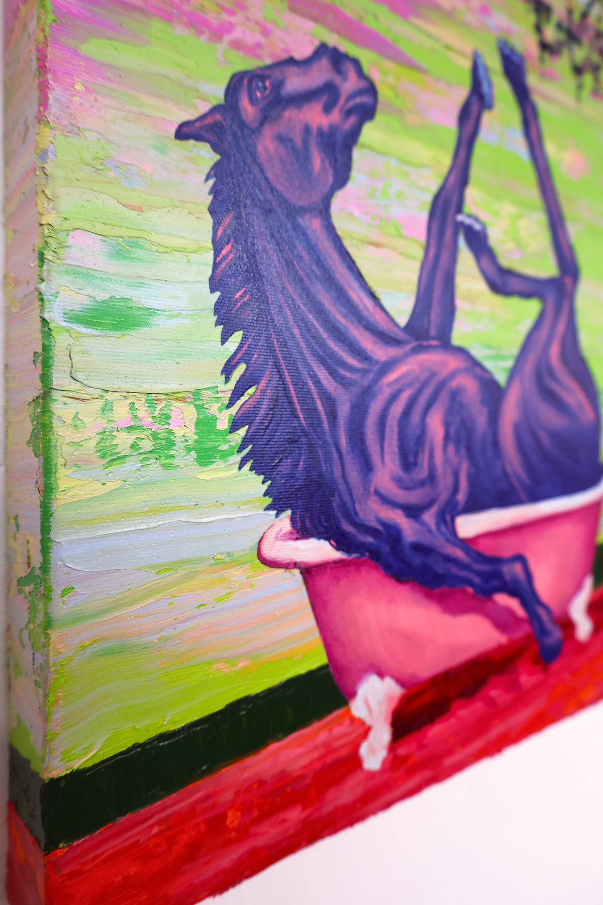 
Purple Dream by Dominic Virtosu: original work, 50x50cm, oil on canvas, 2023 (view 14)