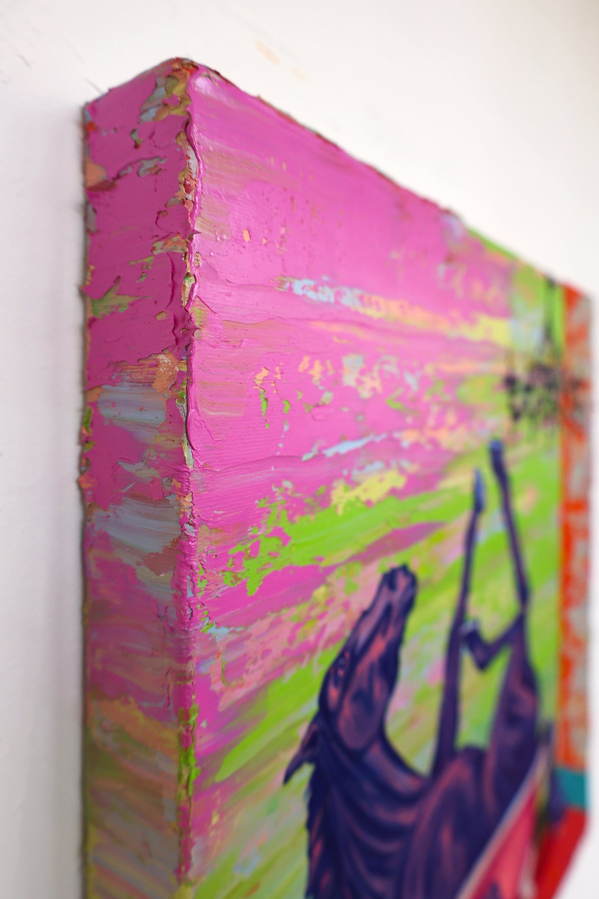 
Purple Dream by Dominic Virtosu: original work, 50x50cm, oil on canvas, 2023 (view 16)