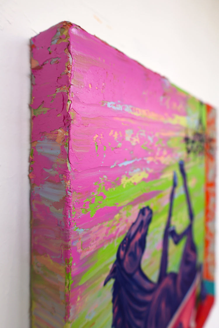 
Purple Dream by Dominic Virtosu: original work, 50x50cm, oil on canvas, 2023 (view 16)