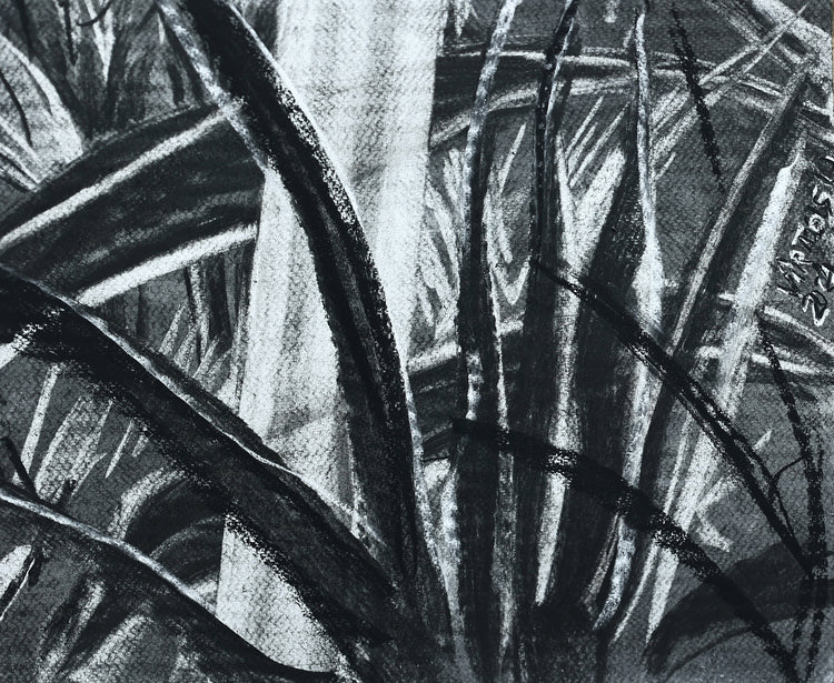 
The Time is Now by Dominic Virtosu: original work, 200x150cm / 78.74x59.06 in, Charcoal on Paper, 2024 (view 12)