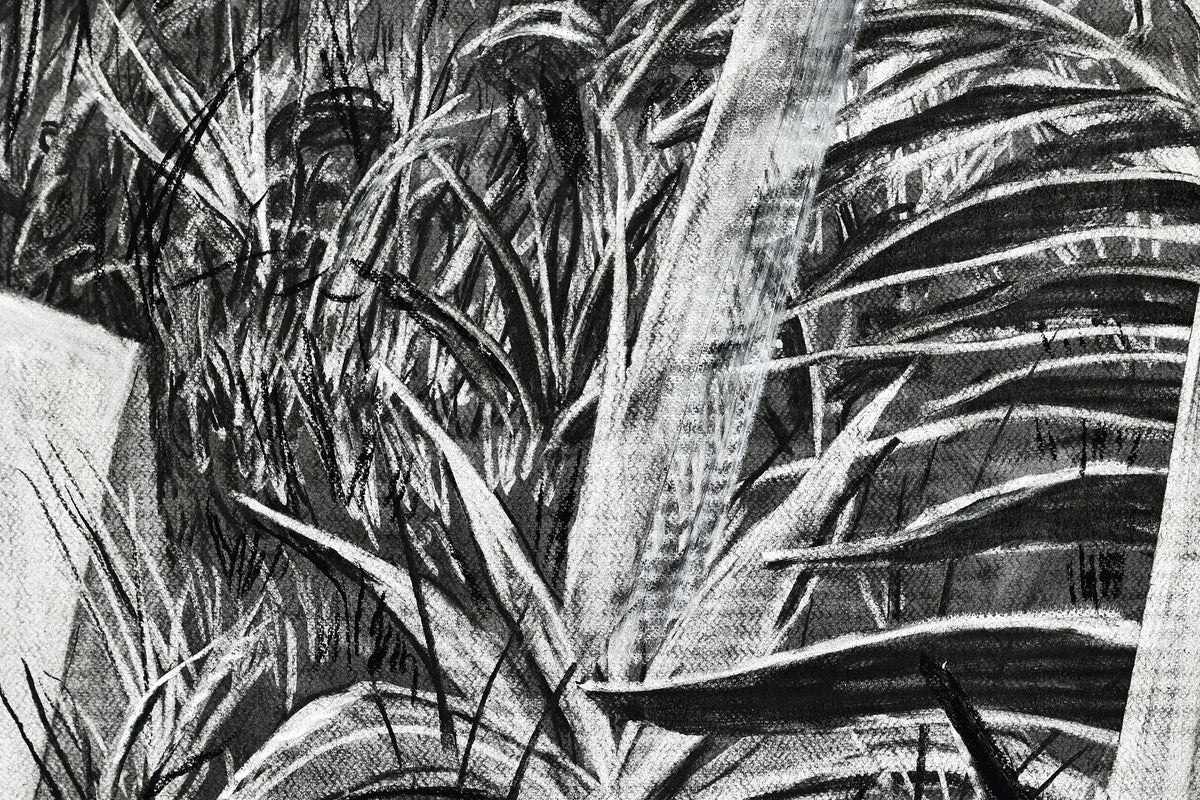 
The Time is Now by Dominic Virtosu: original work, 200x150cm / 78.74x59.06 in, Charcoal on Paper, 2024 (view 13)