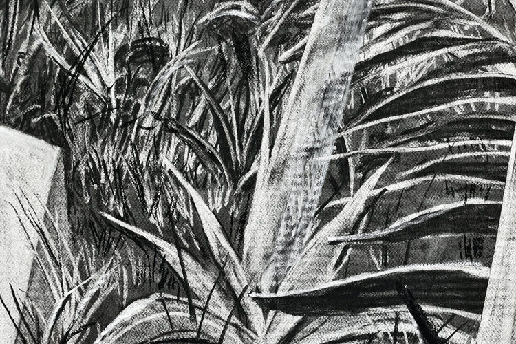 
The Time is Now by Dominic Virtosu: original work, 200x150cm / 78.74x59.06 in, Charcoal on Paper, 2024 (view 13)