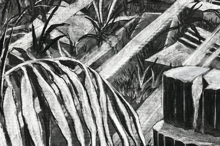 
The Time is Now by Dominic Virtosu: original work, 200x150cm / 78.74x59.06 in, Charcoal on Paper, 2024 (view 18)