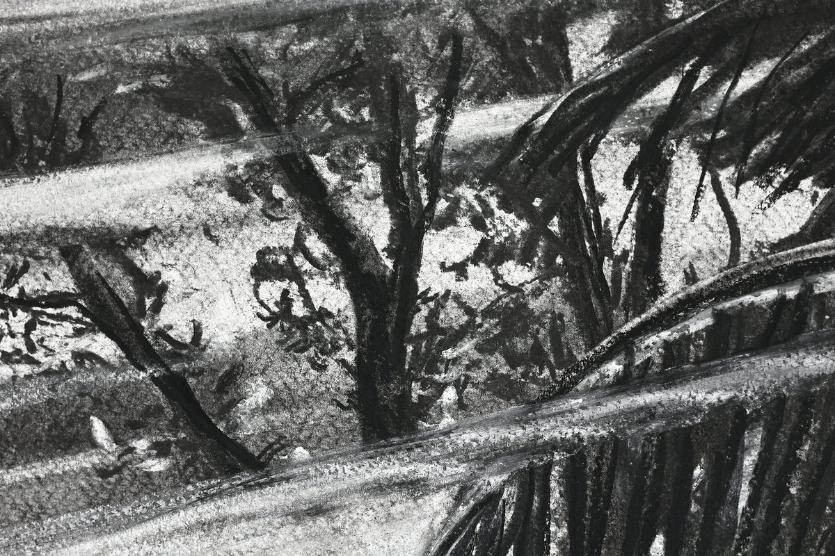 
The Time is Now by Dominic Virtosu: original work, 200x150cm / 78.74x59.06 in, Charcoal on Paper, 2024 (view 22)