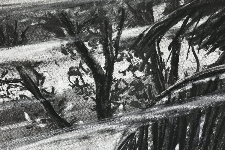 
The Time is Now by Dominic Virtosu: original work, 200x150cm / 78.74x59.06 in, Charcoal on Paper, 2024 (view 22)