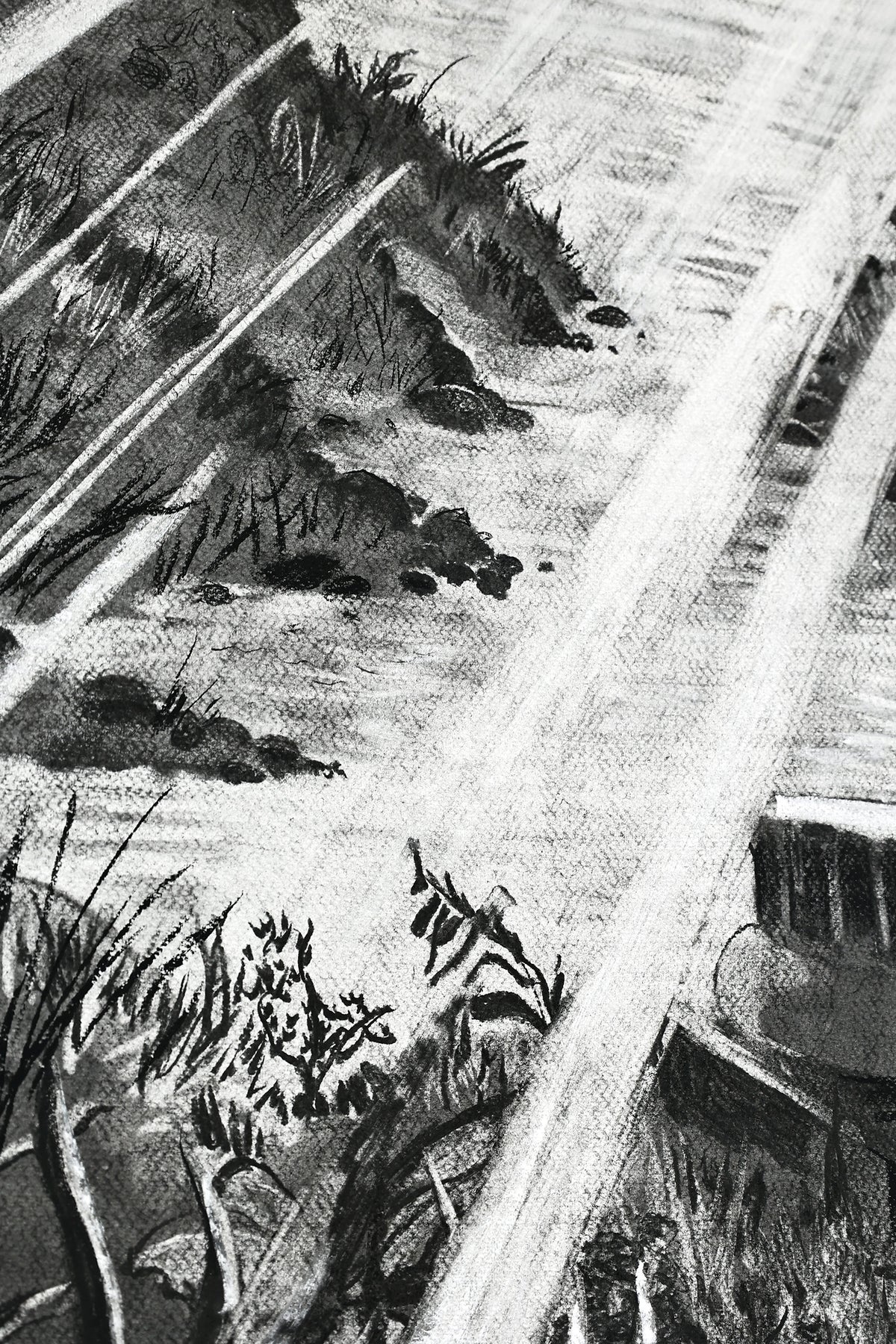 
The Time is Now by Dominic Virtosu: original work, 200x150cm / 78.74x59.06 in, Charcoal on Paper, 2024 (view 27)
