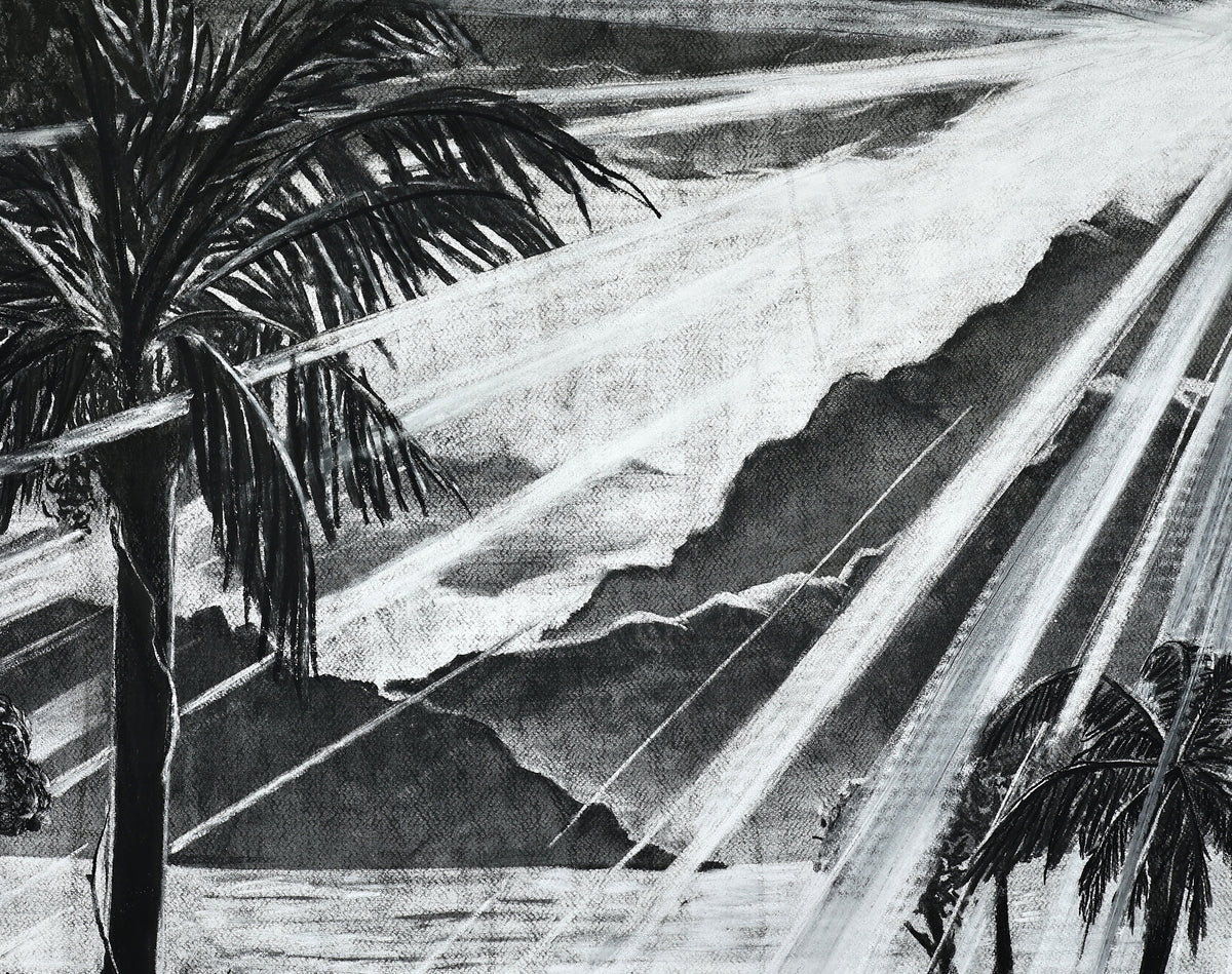 
The Time is Now by Dominic Virtosu: original work, 200x150cm / 78.74x59.06 in, Charcoal on Paper, 2024 (view 28)