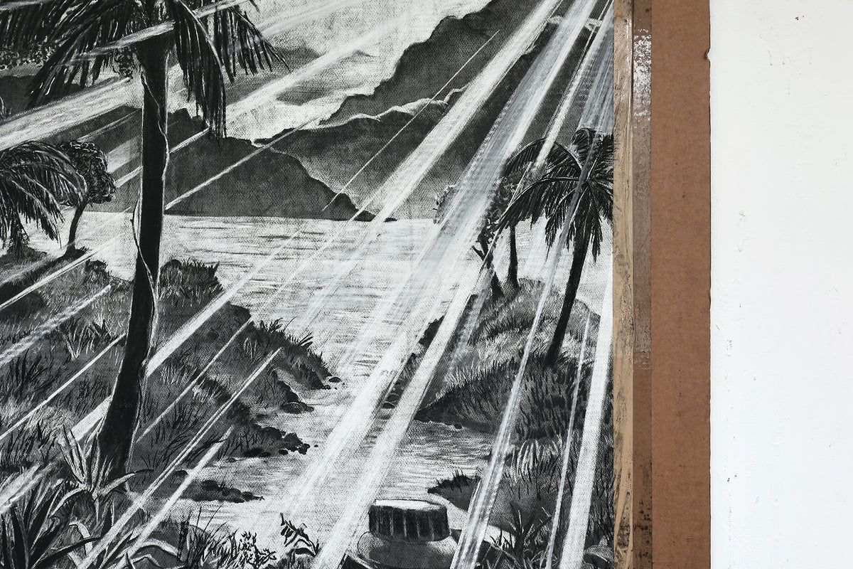 
The Time is Now by Dominic Virtosu: original work, 200x150cm / 78.74x59.06 in, Charcoal on Paper, 2024 (view 29)