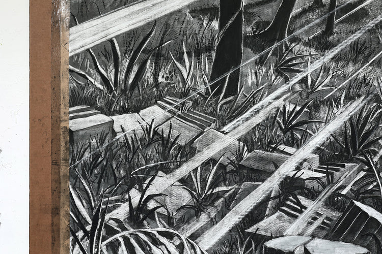 
The Time is Now by Dominic Virtosu: original work, 200x150cm / 78.74x59.06 in, Charcoal on Paper, 2024 (view 30)