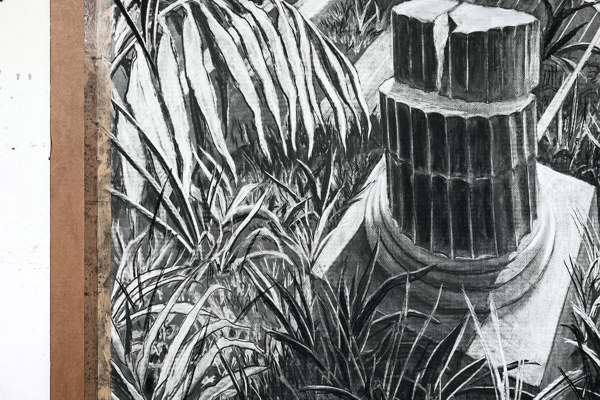
The Time is Now by Dominic Virtosu: original work, 200x150cm / 78.74x59.06 in, Charcoal on Paper, 2024 (view 34)