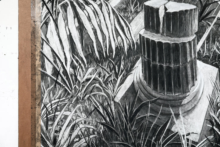 
The Time is Now by Dominic Virtosu: original work, 200x150cm / 78.74x59.06 in, Charcoal on Paper, 2024 (view 34)