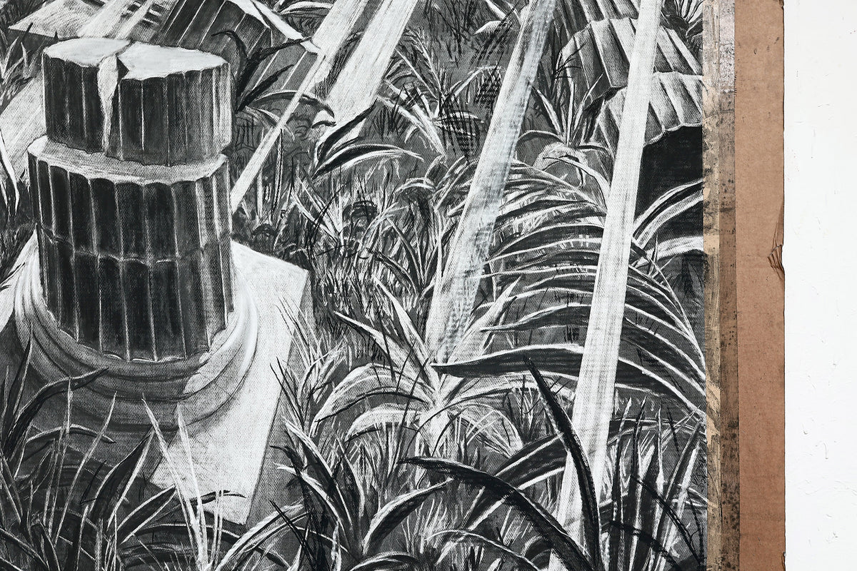 
The Time is Now by Dominic Virtosu: original work, 200x150cm / 78.74x59.06 in, Charcoal on Paper, 2024 (view 35)
