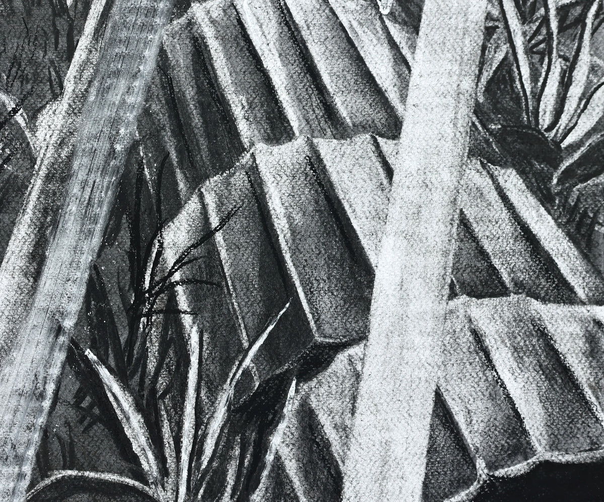 
The Time is Now by Dominic Virtosu: original work, 200x150cm / 78.74x59.06 in, Charcoal on Paper, 2024 (view 37)