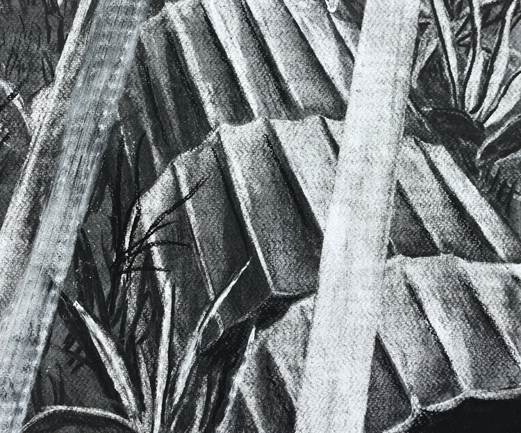 
The Time is Now by Dominic Virtosu: original work, 200x150cm / 78.74x59.06 in, Charcoal on Paper, 2024 (view 37)