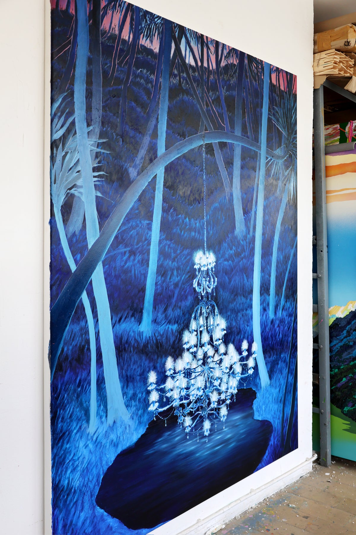 
A place to be by Dominic Virtosu: original work, 200x150cm / 78.74x59.06 in, oil on canvas, 2025 (view 7)