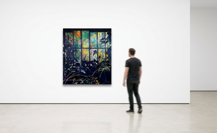 
Blue Morning by Dominic Virtosu: original work, 150x130cm / 59.06x51.18 in, oil on canvas, 2025